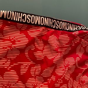 MOSCHINO RED men’s swimsuit size medium worn once